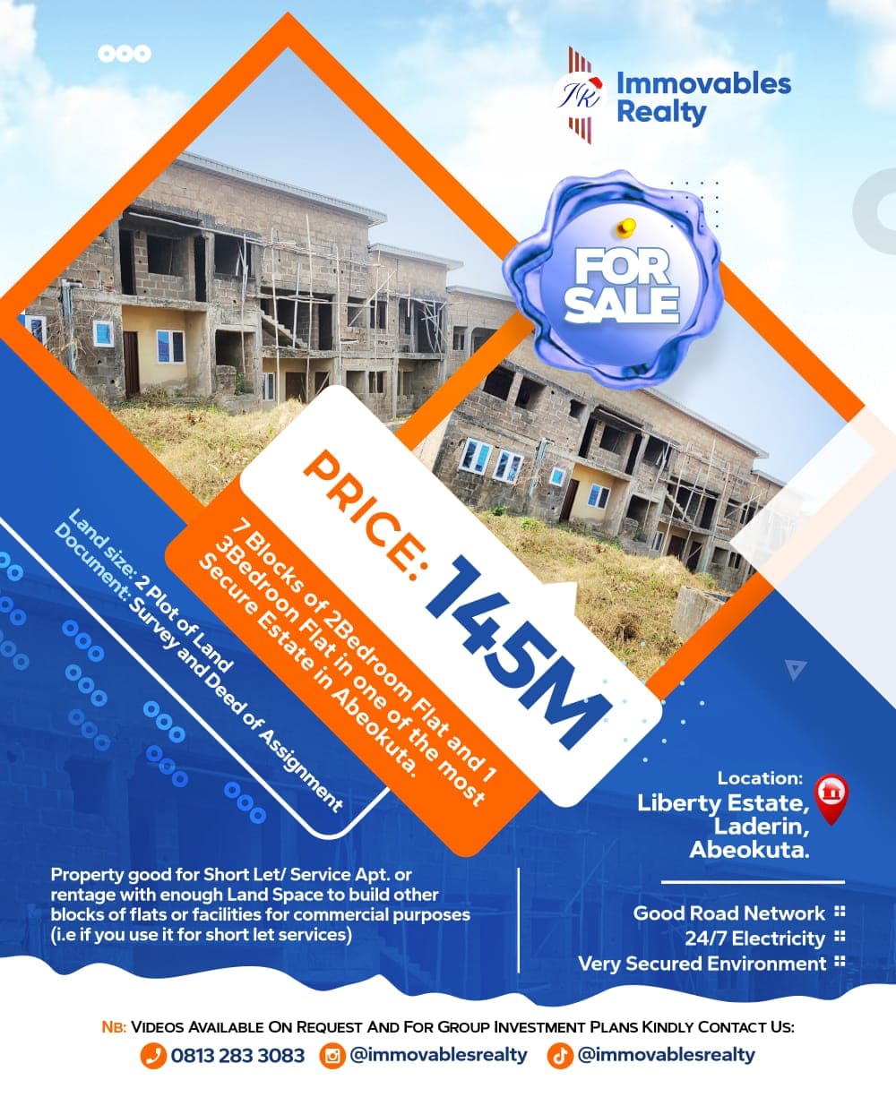 6 Units 3BR Flats + Functional Car Wash