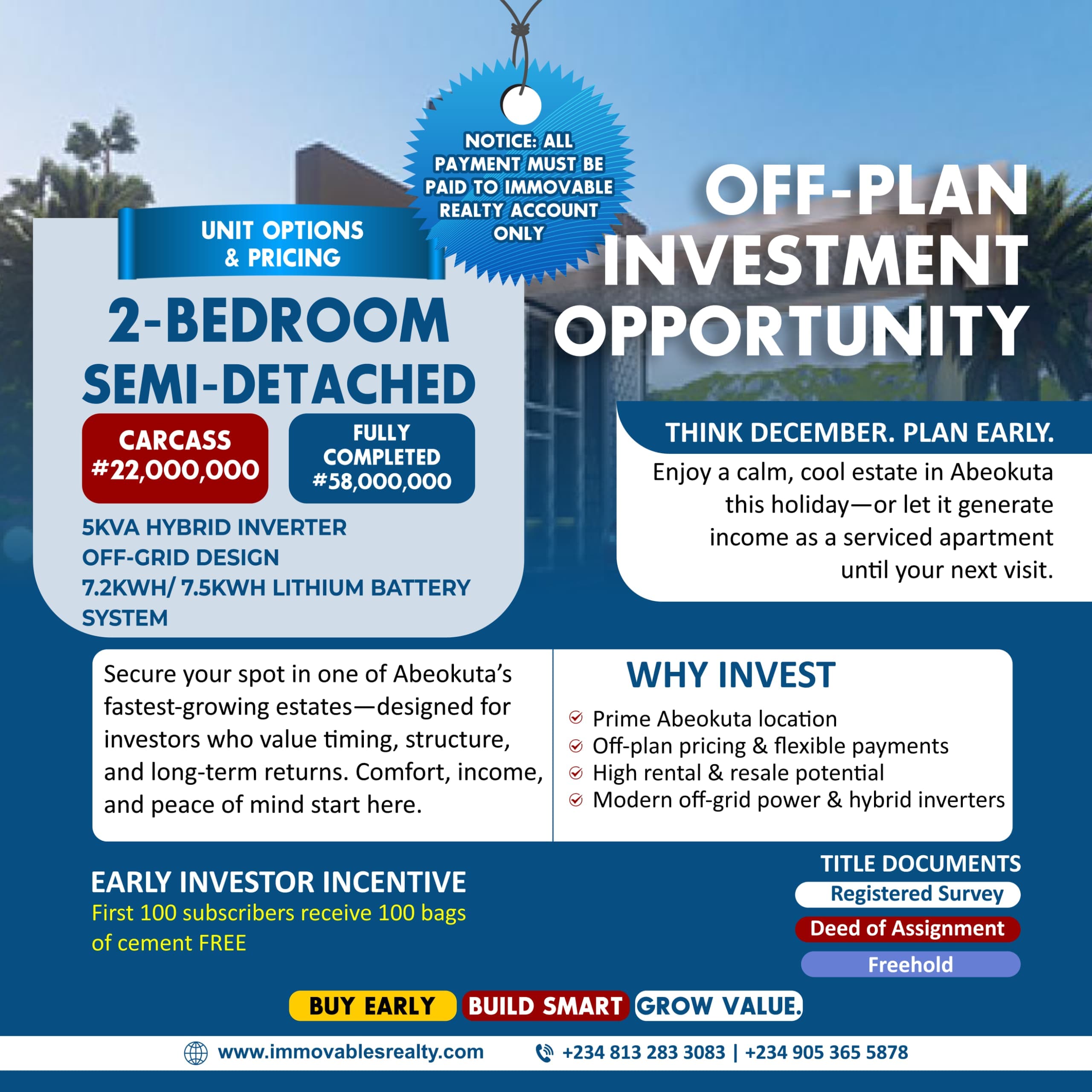 Prime Haven Grove Estate - 2BR Semi-Detached